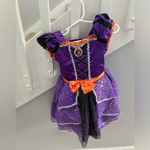 Girls size 3 Minnie Mouse Witch costume with matching witch hat